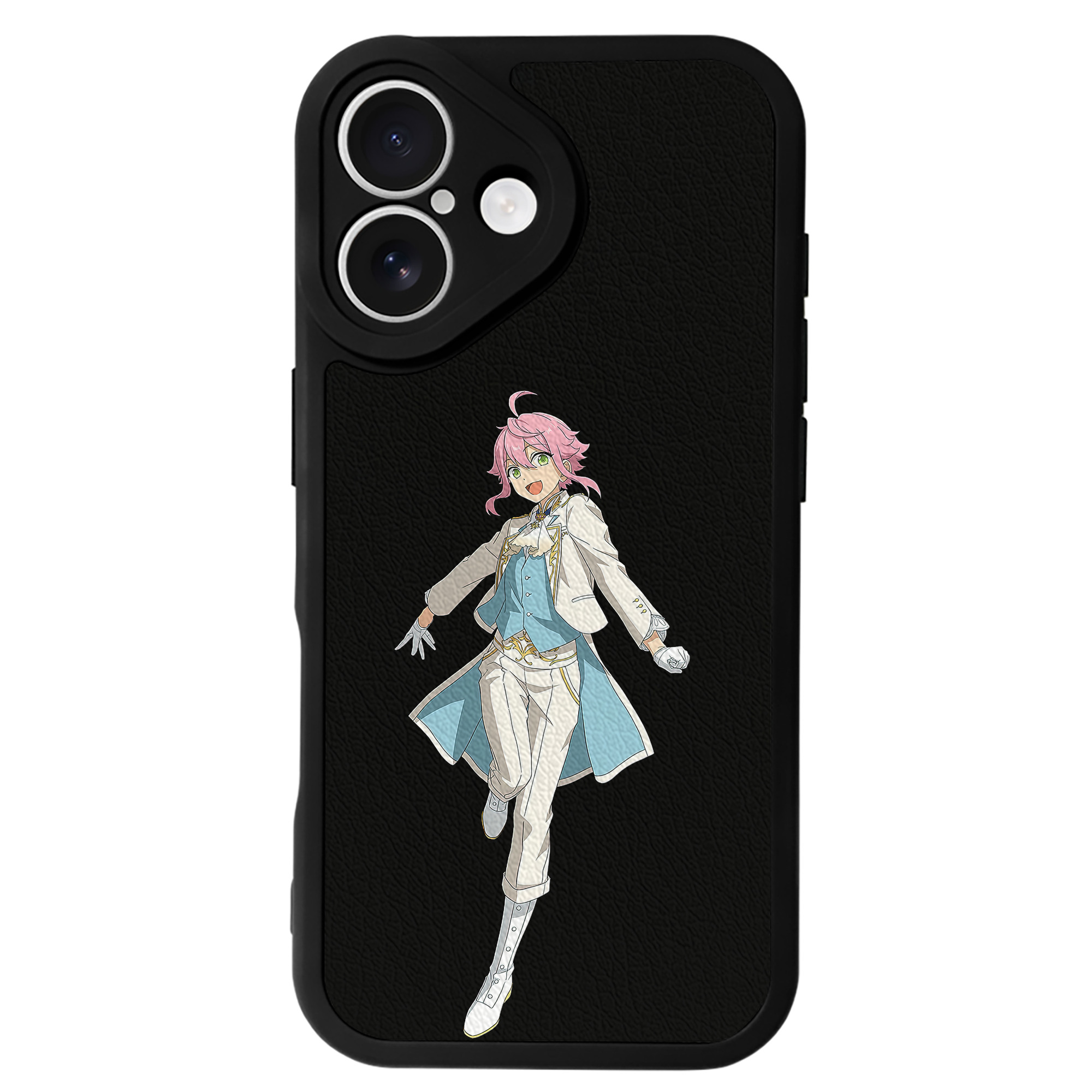 （画像用） あんさんぶるスターズ! Ensemble Stars 【iPhone 16シリーズ対応】シリコンスマホケース（レザー調） 材質：シリコン